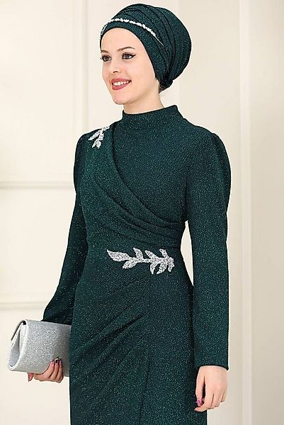 fashionshowcase Maxikleid Damen Abendkleid im Abaya-Stil - Modest Fashion m günstig online kaufen