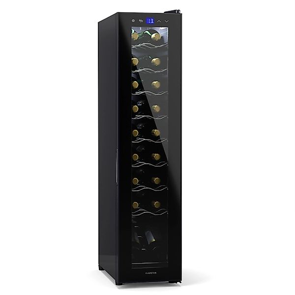 Klarstein Shiraz 18 Slim Uno Weinkühlschrank 18 L Flaschen 5-18 °C Touch-Co günstig online kaufen