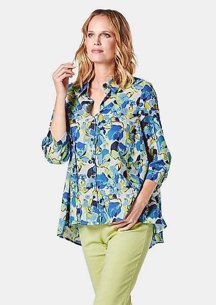 GOLDNER Hemdbluse Moderne Druckbluse in legerer Form günstig online kaufen