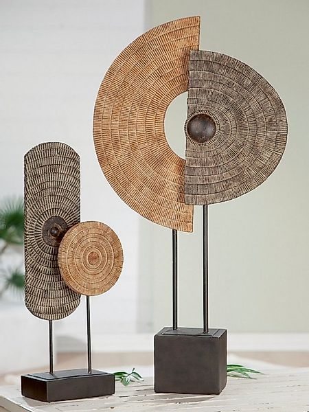 Casablanca by Gilde Wanddekoobjekt Skulptur Carve auf Sockel (1 St) günstig online kaufen