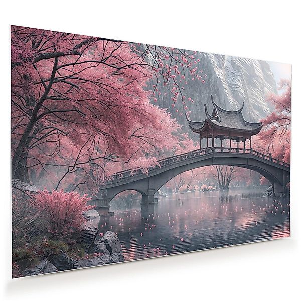 Primedeco Glasbild Wandbild Japanischer Garten mit günstig online kaufen