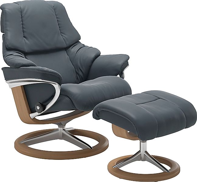 Stressless® Relaxsessel »Reno«, (Set, Relaxsessel mit Hocker), mit Hocker, günstig online kaufen
