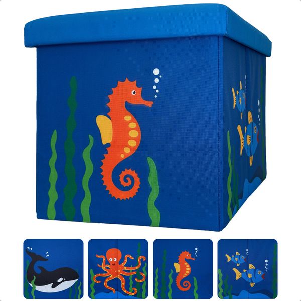 WIESEN.design Spielzeugtruhe 33L, Spielzeugkiste mit Deckel, günstig online kaufen