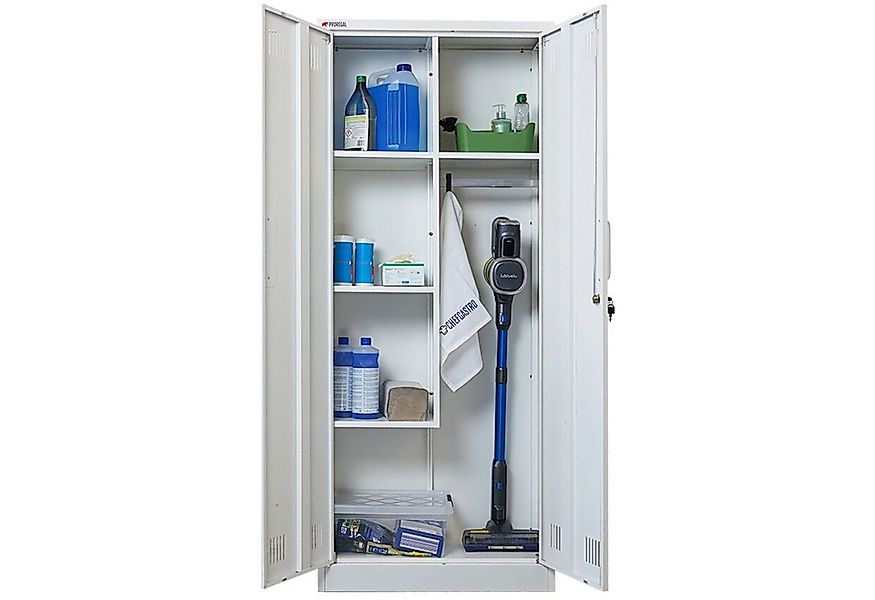 PROREGAL® Mehrzweckschrank Flügeltürenschrank RHINO abschließbar 170x70x30c günstig online kaufen