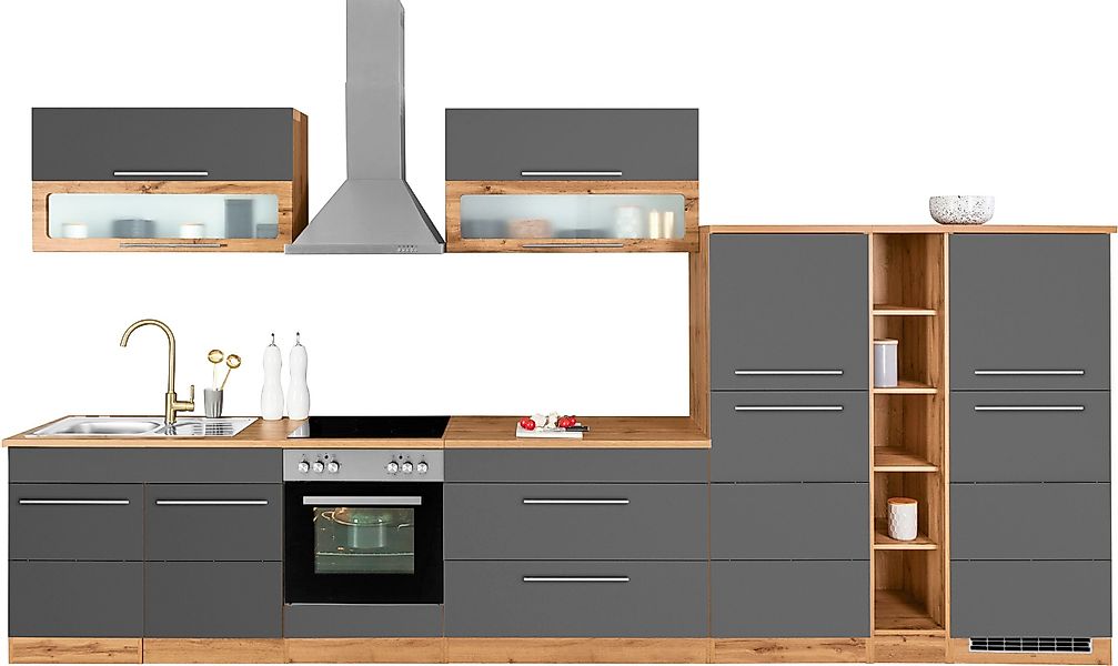 KOCHSTATION Küchenzeile KS-Wien, Breite 410 cm, günstig online kaufen