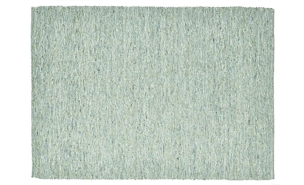 SANSIBAR Sylt Wollteppich  Hörnum ¦ grün ¦ Wolle ¦ Maße (cm): B: 90 Teppich günstig online kaufen