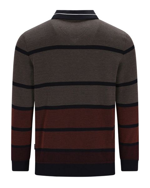 Hajo Sweatshirt Troyersweatshirt in Zweiton allover günstig online kaufen