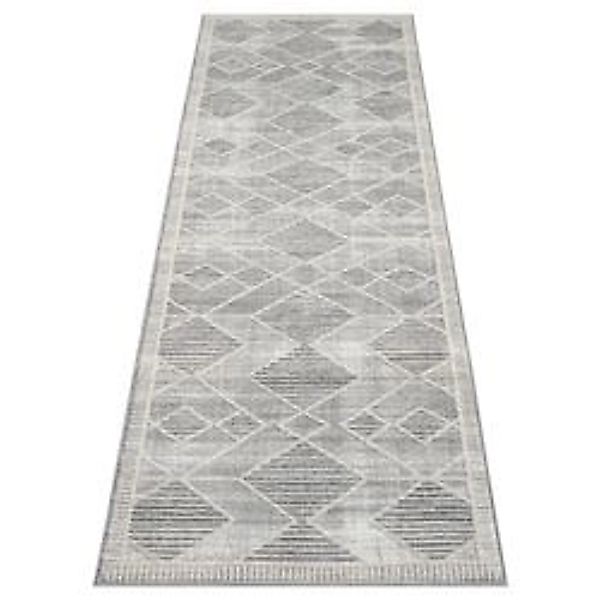 payé Teppich Esso 78 Hochflor 80x300 cm Grau günstig online kaufen