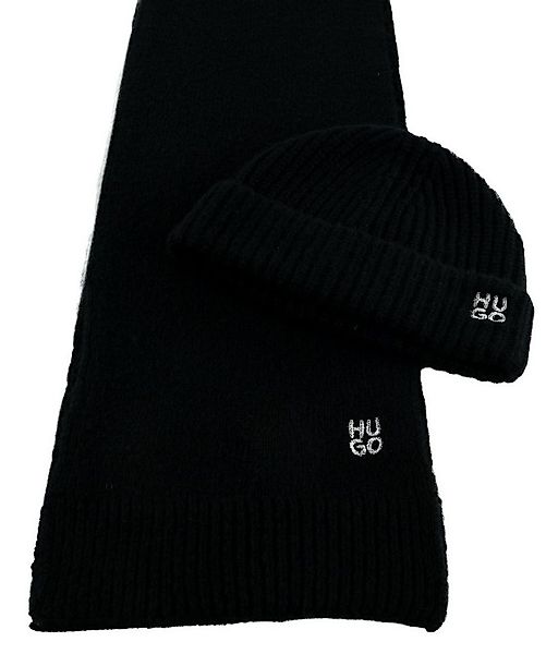 HUGO Strickmütze Set (Set, 2-St) günstig online kaufen