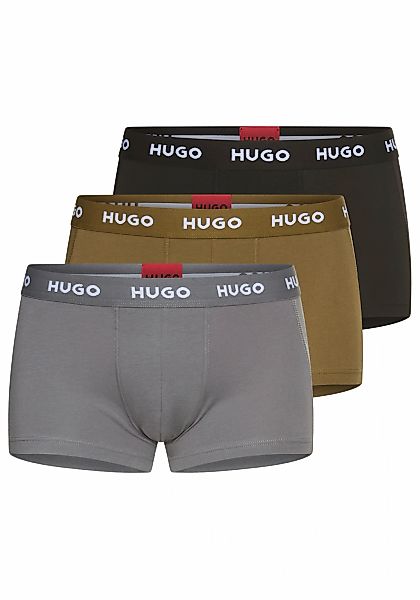 HUGO Underwear "TRUNK TRIPLET PACK" Packung, 3 Stk. mit Logoschriftzug auf günstig online kaufen