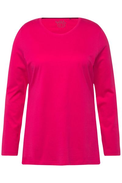 Ulla Popken T-Shirt Shirt Slim Rundhalsausschnitt günstig online kaufen