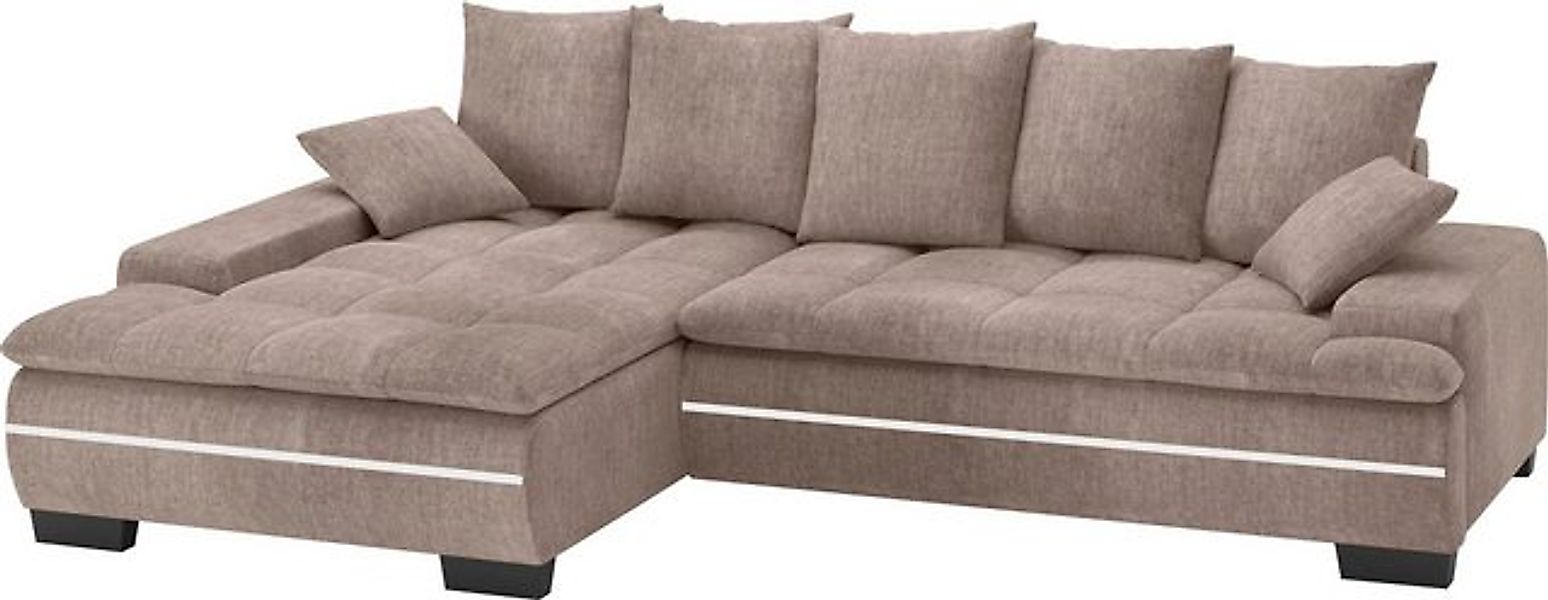 Mr. Couch Ecksofa Haiti II, L-Form, RGB-LED Beleuchtung, wahlweise mit Kalt günstig online kaufen