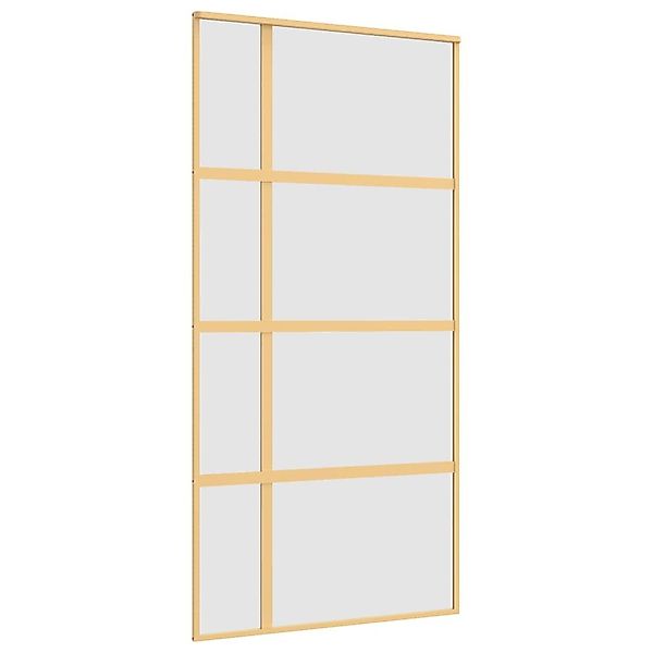 vidaXL Haustür Schiebetür Golden 102,5x205 cm günstig online kaufen