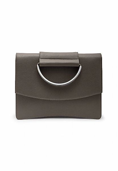 GRETCHEN Schultertasche "Oyster Clutch Three", aus italienischem Kalbsleder günstig online kaufen
