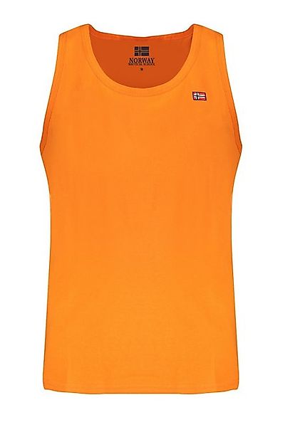 NORWAY 1963 Langarmhemd Herren Tanktop Orange: Breite Schulterträger, Rundh günstig online kaufen