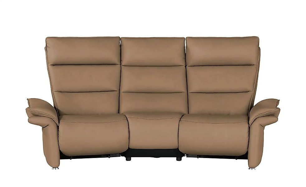 Hukla Trapezsofa aus Leder  Corvina ¦ braun ¦ Maße (cm): B: 216 H: 109 T: 1 günstig online kaufen