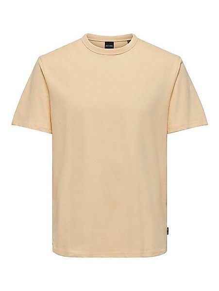 ONLY & SONS T-Shirt Weiches Rundhals Kurzarm ONSSMART Basic (1-tlg) ONSSMAR günstig online kaufen
