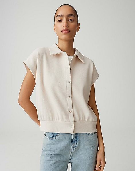 OPUS Sweatshirt Glaya aus Sweatware mit Strick Optik leicht elastischer Sto günstig online kaufen