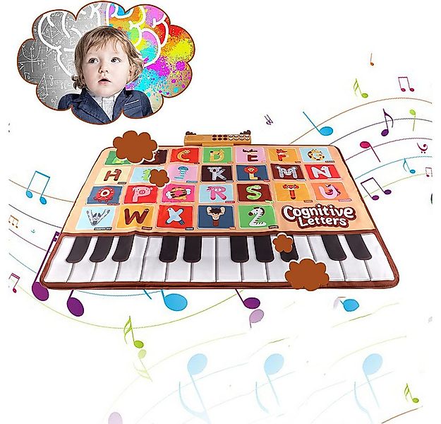 CLTYQ Spielmatte Musikalische Fußmatte, Spielmatte mit elektronischer Tierm günstig online kaufen