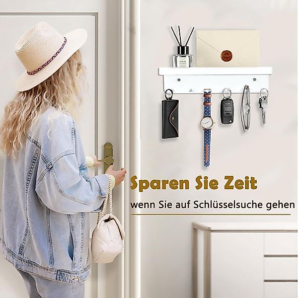 SURFOU Schlüsselbrett Schlüsselbrett mit Ablage, Schlüsselboard günstig online kaufen