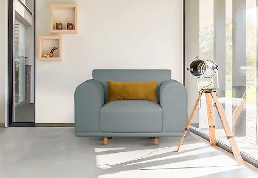 andas Loveseat »Maroon Sessel«, in skandinavischem Design, mit losem Kissen günstig online kaufen