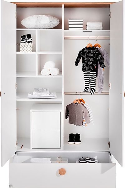 PAIDI Drehtürenschrank ""Lotte & Fynn"" 2-türig inkl. großer Schublade günstig online kaufen