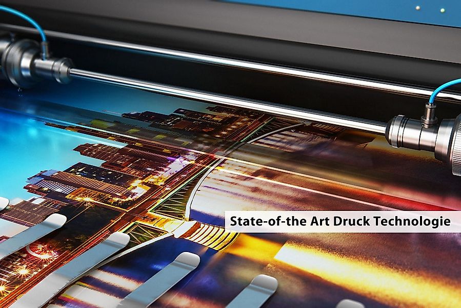 islandburner Leinwandbild Pizza Genuss im Sonnigen Italienischen Café Wandb günstig online kaufen