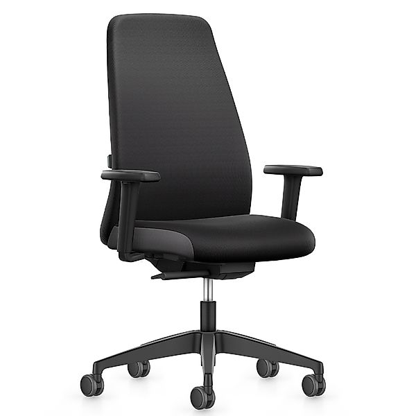 Interstuhl EVERYis1 157 Bürostuhl hoher Polsterrücken schwarz günstig online kaufen