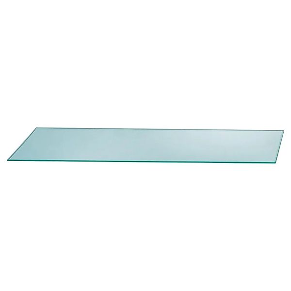 Kristall-Form Regal Ablage 70 cm x 14 cm Klarglas Geschraubt günstig online kaufen