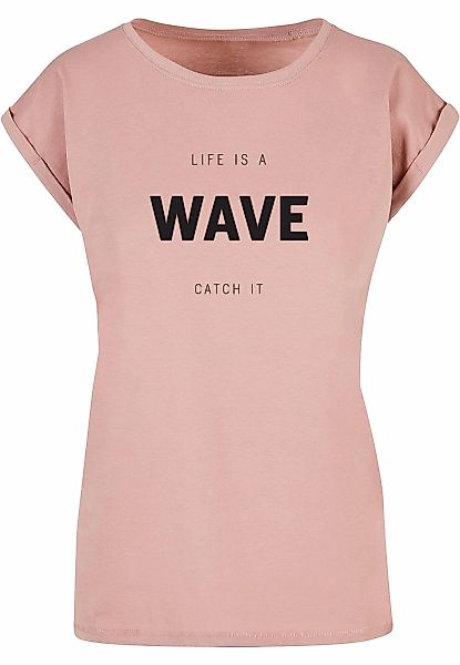 Merchcode T-Shirt "Merchcode Damen Ladies Summer - Life is a wave T-Shirt" günstig online kaufen