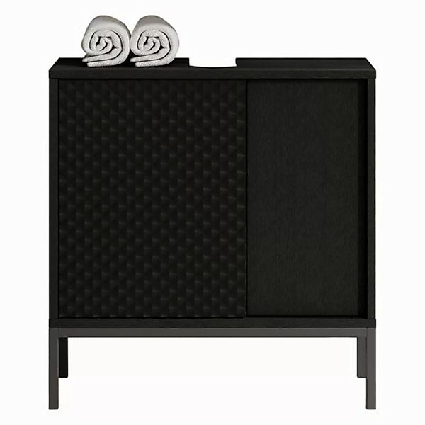 BASIC by Balculina Waschbeckenunterschrank Berlin (1-St) Breite 60 cm, Push günstig online kaufen