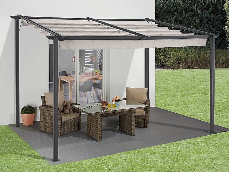 KONIFERA Anbaupavillon Vivara, BxT: 400x300 cm günstig online kaufen