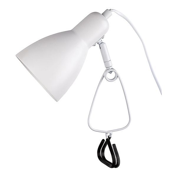 Näve Klemmtischleuchte Mara Weiß 28 cm x 17 cm x 10,5 cm günstig online kaufen