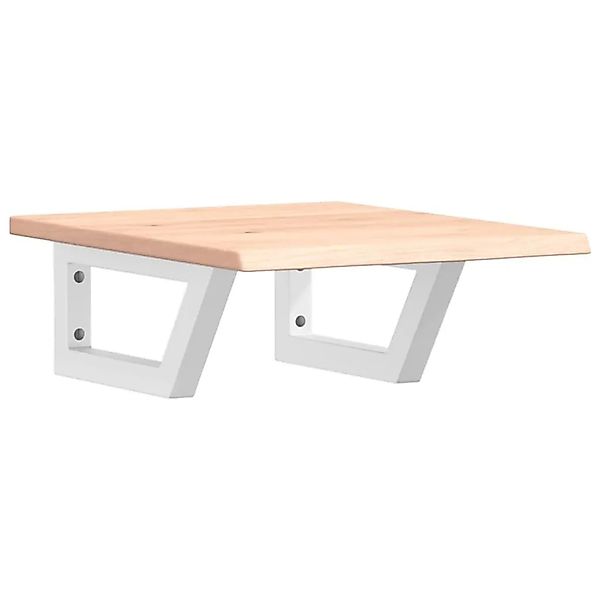vidaXL Waschtischplatte mit Halterung Stahl und Massivholz Eiche 3302534 günstig online kaufen
