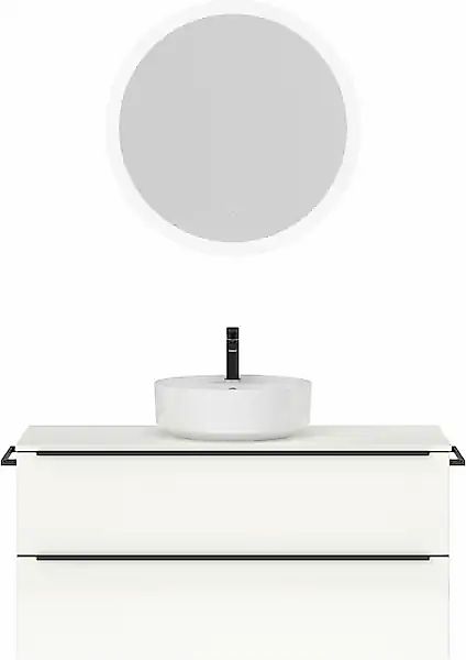 nobilia® Badmöbel-Set »Alvene« vormontiert, mit Soft-Close, 2 Stk. tlg. günstig online kaufen