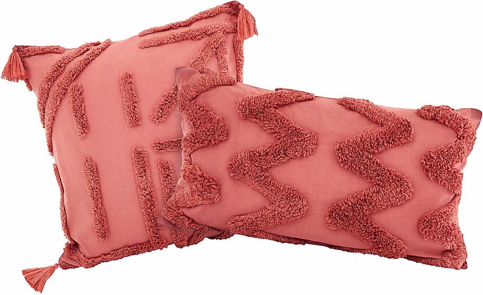 LeGer Home by Lena Gercke Dekokissen "Marusha" Kissenhüllen, 2 Stück, ohne günstig online kaufen
