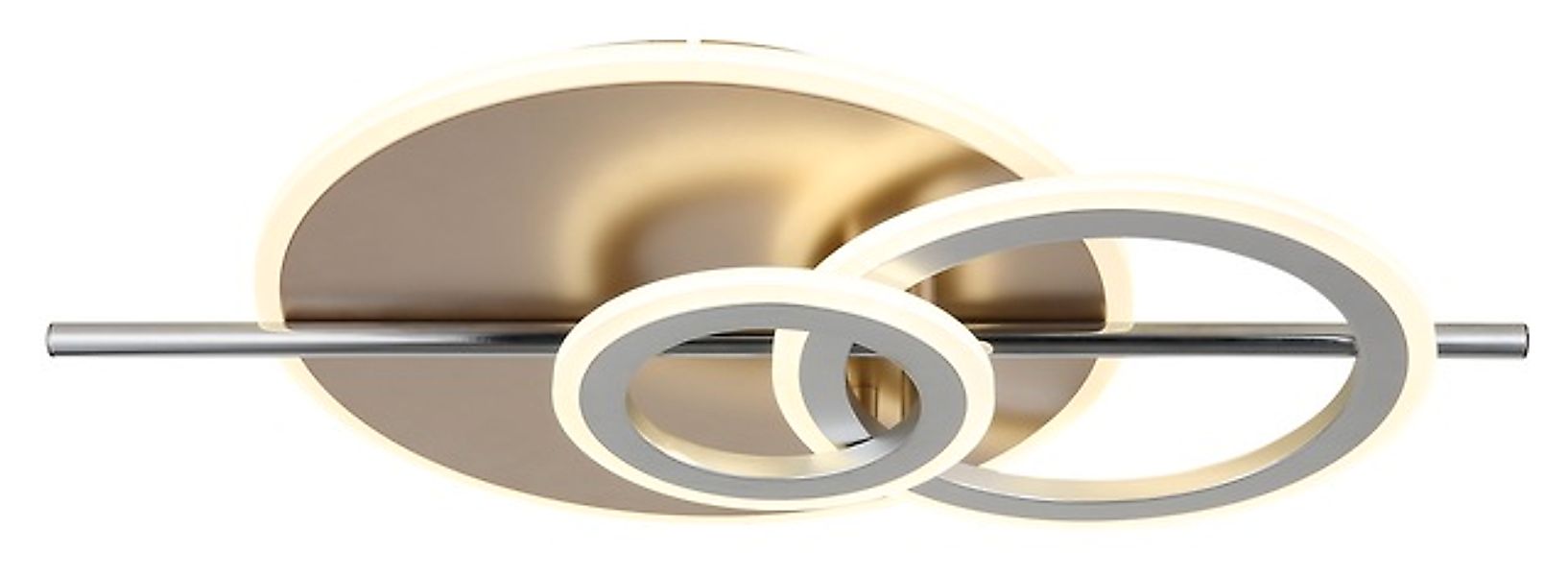 GLOBO LIGHTING Deckenleuchte »NORRIS« LED-Modul 1 Stk. Warmweiß Deckenlampe günstig online kaufen