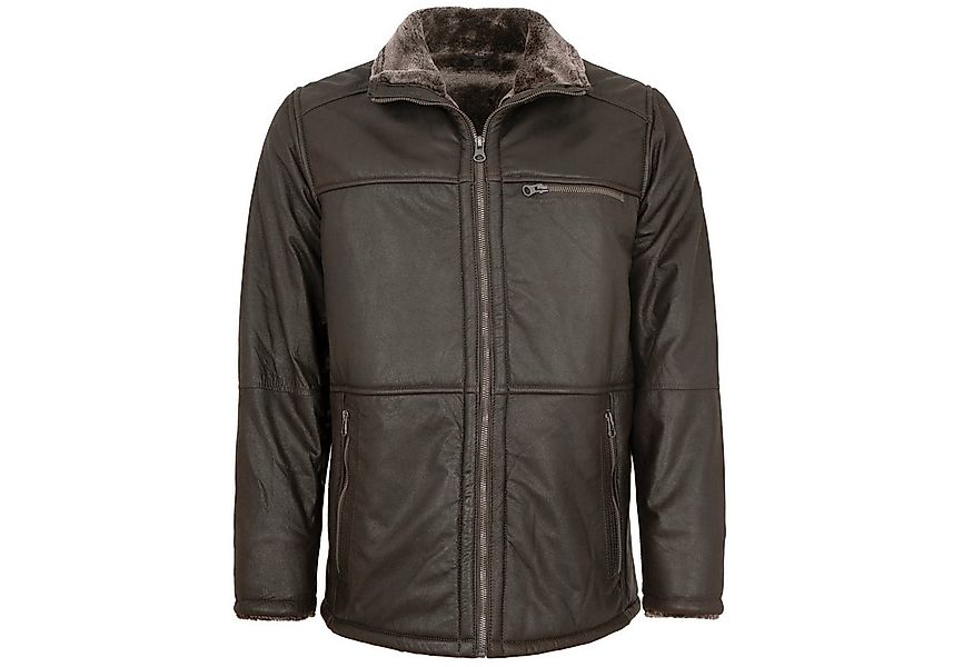 Redpoint Lederjacke Piedro Redpoint - Herren Lederjacke Lammleder Kunstfell günstig online kaufen