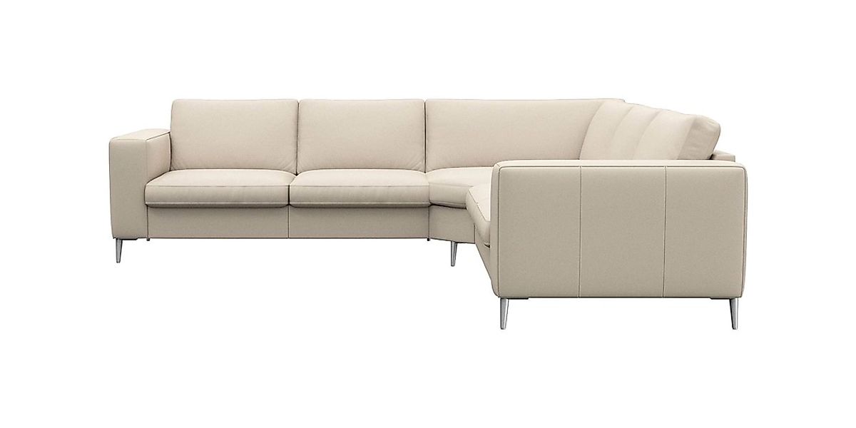 FLEXLUX Ecksofa "Fiore, gleichschenklig, super Sitzkomfort durch Kaltschaum günstig online kaufen