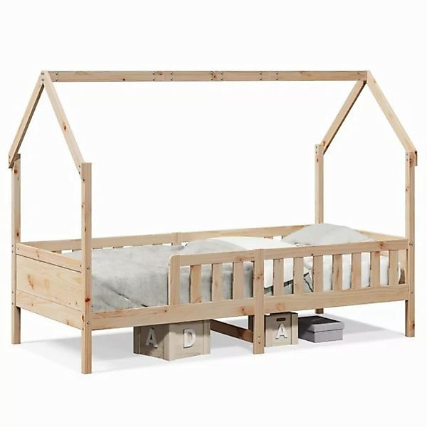 vidaXL Bett, Kinderbett Hausbett 80x200 cm Massivholz Kiefer günstig online kaufen