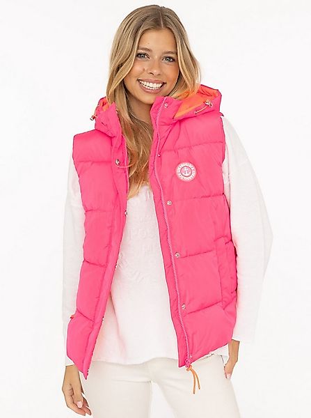 Zwillingsherz Steppweste "Strandglück" Kapuze, Eingriffstaschen, Ankermotiv günstig online kaufen