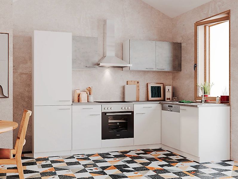 RESPEKTA Küchenzeile "Malia" Breite 280 cm, mit Soft-Close, in exklusiver K günstig online kaufen