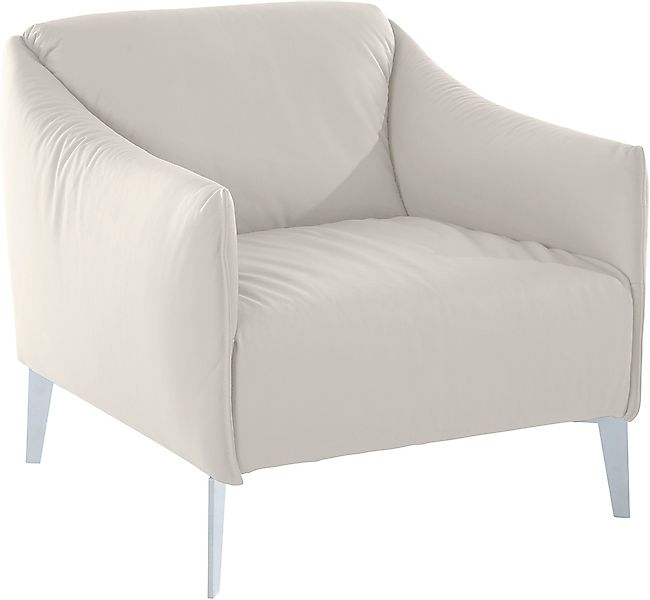 W.SCHILLIG Cocktailsessel »sally« mit Metall-Winkelfüßen in Silber matt günstig online kaufen