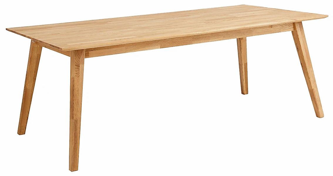 OTTO home Esstisch "Lake" Eiche massiv, Breite 150 cm, erweiterbar mit Anst günstig online kaufen