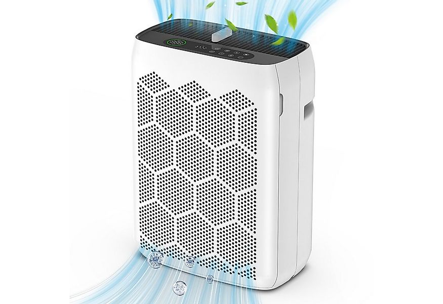 Teendow Luftreiniger Luftreiniger für Allergiker mit H13 HEPA 3-Stufen-Filt günstig online kaufen