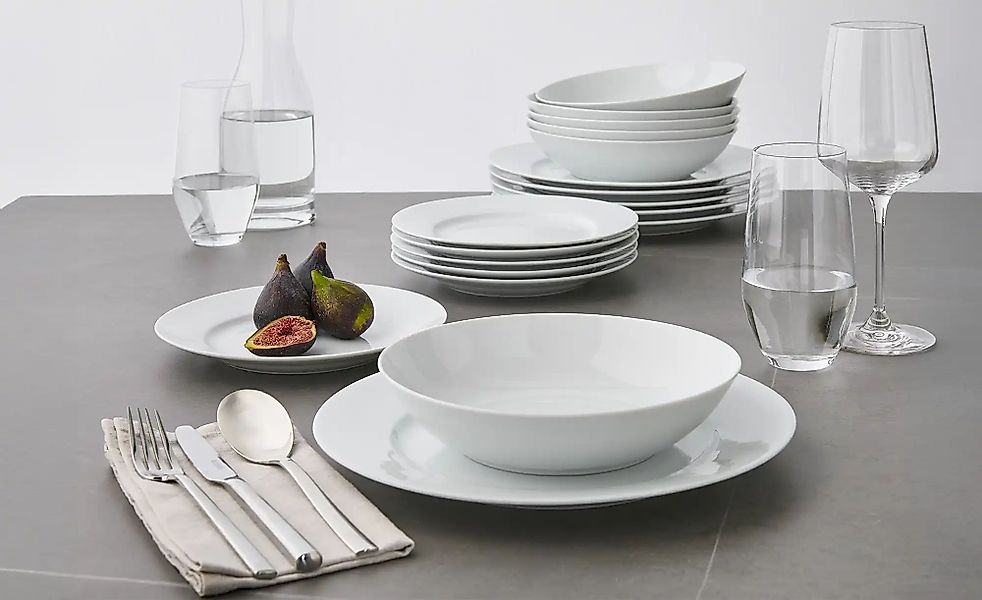 levelone Kombiservice   ¦ weiß ¦ Porzellan Geschirr > Geschirrsets > Kombis günstig online kaufen