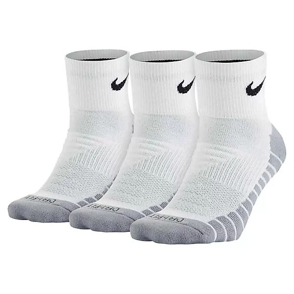 Nike Everyday Ankle Max Cushion Socken 3 Paare EU 34-38 White / Wolf Grey / günstig online kaufen
