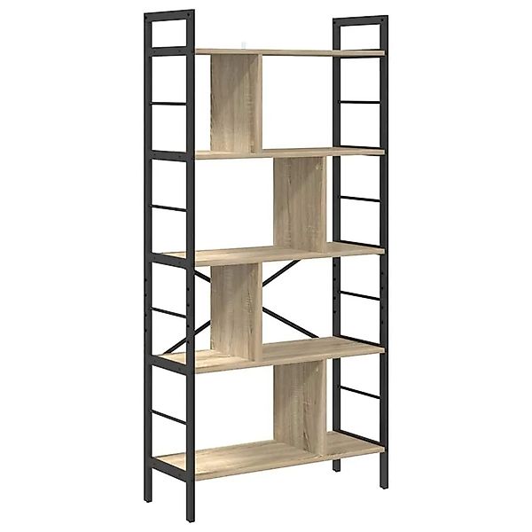 vidaXL Bücherregal Sonoma-Eiche 75 x 30 x 156 cm Holzwerkstoff 883959 günstig online kaufen