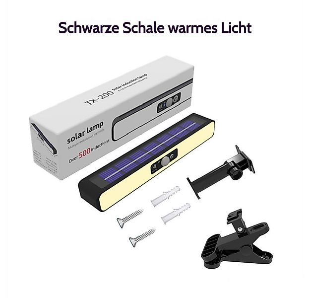 PRIISF Außen-Deckenleuchte Outdoor Flutlicht Solarleuchte Wandlampe Bewegun günstig online kaufen