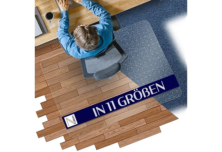 Nova Forma Bodenschutzmatte PET, transparente Schutzmatte für Hartböden - S günstig online kaufen